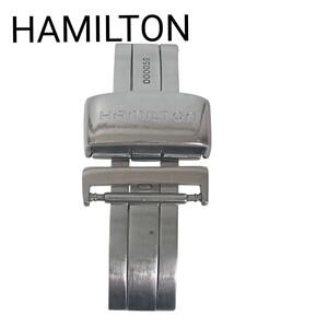 【即決 稼働 良品】203-3 綺麗 HAMILTON ハミルトン レディース 腕時計 14mm 純正 尾錠 ベルト バンド 部品 パーツ シルバー