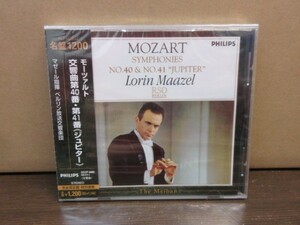 福4//CD///未開封!!★Philips モーツァルト：交響曲第40,41番 ジュピター ／ロリン・マゼール（Lorin Maazel）,ベルリン放送交響