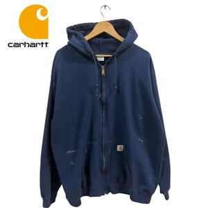 Carhartt ジップアップパーカー USA古着 洗濯済 古着 カーハート zipup parka ワークブランド スウェットパーカー アメリカ古着 plywood 39