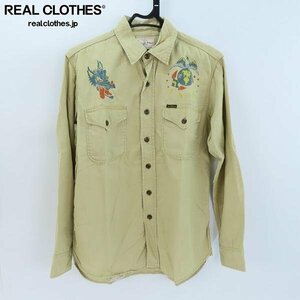 ☆TOYs McCOY/トイズマッコイ UTILITY KHAKI SHIRT U.S.M.C.GRAFFITI CUSTOM ユーティリティシャツ /LPL