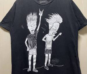 BEAVIS AND BUTTHEADビーバスアンドバットヘッドMTVTシャツ 古着 L