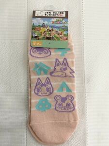 即決★新品19～21㎝　あつまれどうぶつの森　スニーカーソックス　ショートソックス　　靴下　あつ森　どう森　ポケ森　nintendo　女の子用