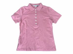 【新品】 Burberry 半袖 ポロシャツ バーバリー　サイズM　ピンク系