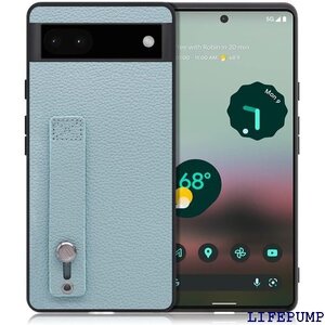 LOOF Hold Shell Google Pixe プホール ベルト付 背面ケース 背面カバー スカイブルー 862