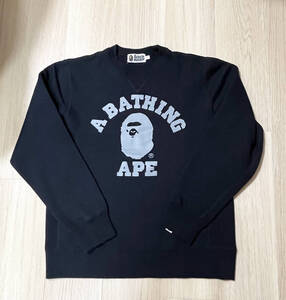 A BATHING APE スウェット トレーナー Lサイズ ア ベイシング エイプ bape ape エイプ