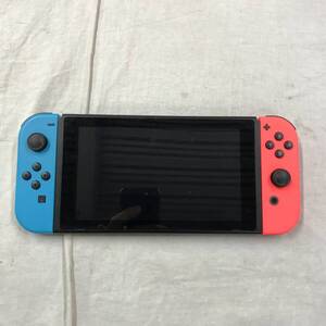 ge378 送料無料！動作品 本体のみ ニンテンドースイッチ 本体 Nintendo Switch Joy-Con(L) ネオンブルー/(R) レッド