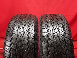 中古タイヤ 245/65R17 111H 2本セット トーヨー オープンカントリー A/T plus TOYO OPEN COUNTRY A/T PLUS 8.0分山 エクスプローラー