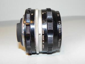 *ジャンク品　Nippon Kogaku　NIKKOR-H Auto 28mm/f 3.5 レンズ*