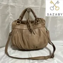 ⭐️SAZABY⭐️サザビー ハンドバッグ ショルダー付き