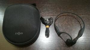 【美品♪】SHOKZ OpenRun Pro S810 骨伝導 ワイヤレス イヤホン スポーツ/ブラック/動作品