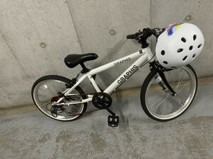 子供用自転車 20インチ BMX タイプ 子供自転車 ストリート GRAPHIS ヘルメット付き　送料3000円 東京池袋