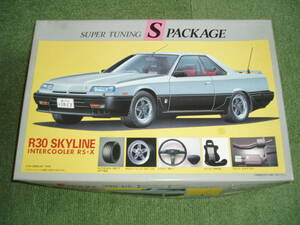 アオシマ(AOSHIMA) 1/24 SUPER TUNING S PACKAGE R30 SKYLINE　スカイライン　インタークーラーRS・X