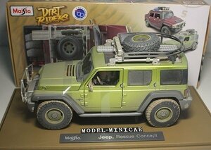 ▲Maisto マイスト 1/18 Jeep Rescue Concept