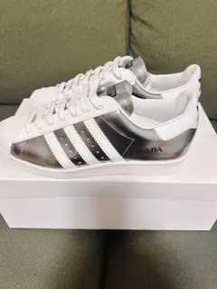 新品未使用 Adidas x Prada Superstar シルバー 24.5