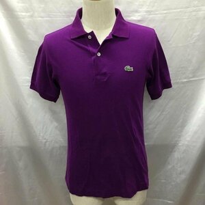 LACOSTE 2 ラコステ ポロシャツ 半袖 半袖ポロシャツ カラーシャツ 半袖カットソー Polo Shirt 紫 / パープル / 10119726