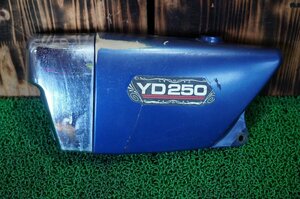 YD250 2HV★サイドカバー 左 割れ有り★YAMAHA ヤマハ★検)YD125 YB50 YB-1★6R021334