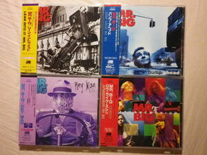 『Mr. Big 国内盤帯付アルバム4枚セット』〔Lean Into It(1991),Bump Ahead(1993),Hey Man(1996),Japandemonium(1994),Paul Gilbert〕