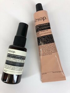 Aesop イソップ　レスレクション　ハンドクリーム　75ml　エクスペディエント　ハンドミスト　50ml ２点セット　ハンドケア コスメ u781