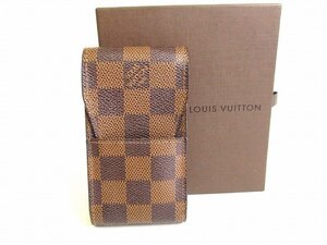 ルイヴィトン LOUIS VUITTON ダミエ エテュイ シガレット タバコケース タバコ入れ シガレットケース メンズ レディース