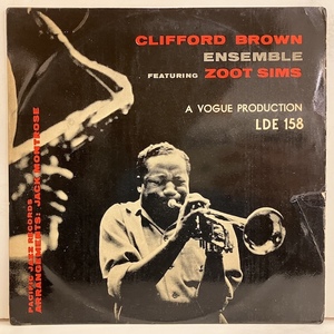 ●即決LP Clifford Brown / featuring Zoot Sims lde158/pjlp-19 j40358 当時の英盤、10インチ ZOOT SIMS