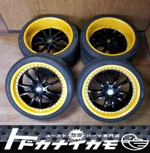 社外 ランボルギーニ Lamborghini 3ピース WORK ワークBersaglio ベルサリオ 18×8.5J+45＋19×13.0J+13 5H 114.3 ムルシエラゴ ディアブロ