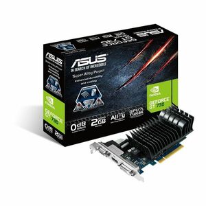 ASUS NVIDIA GeForce GT730搭載ビデオカード ファンレス GT730-SL-2GD3-BRK