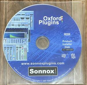 Sonnox Oxford / インストーラー プラグイン 正規品, バージョン1 INSTALL DISC / Inflator, EQ, Limiter, Plugin Bundle, DVD, DTM 