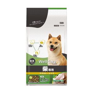 （まとめ買い）イースター ウェルケア 柴専用 アダルト～シニア 2.7kg 犬用フード 〔×3〕