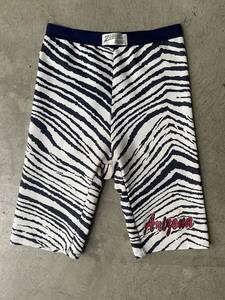 超希少！美品！初見！USA購入！80s 90s ZUBAZ ズバズ イージーパンツ アニマル トラ柄 タイガー サイクルショーツ バイク スパッツ(M)