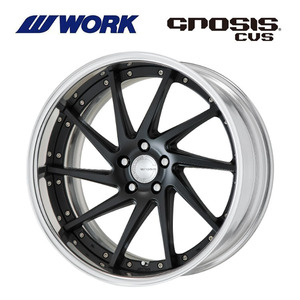 送料無料 ワーク GNOSIS CVS FULL REVERSE ミドルコンケイブ DEEP RIM Odisk 9.5J-19 +0～－12 5H-100 【4本 セット 新品】