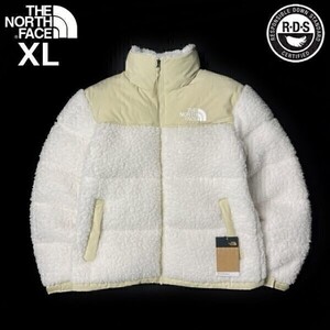 1円～!売切!【正規新品】THE NORTH FACE SHERPA NUPTSE JACKET ダウンジャケット ヌプシ シェルパ モコモコ アウトドア 登山(XL)白 190122