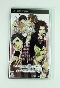 PSP　新品未開封　送料無料　BROTHERS　CONFLICT　PASSION　PINK