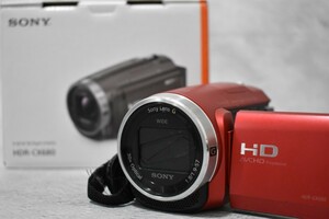 【美品】 SONY ハンディカム HDR-CX680 レッド ビデオカメラ 元箱付き