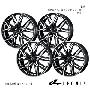 LEONIS/LM ギャランフォルティス スポーツバック CX4A アルミホイール4本セット【19×7.5J 5-114.3 INSET48 PBMC】0040831×4