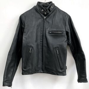 【中古】Schott ショット SINGLE RIDERS LEATHER JACKET シングルライダース レザージャケット/アメカジ【メンズ古着】【山城店】O1208