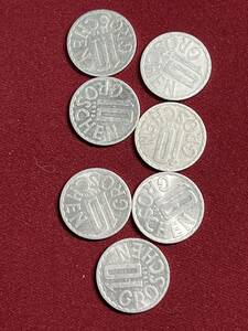 オーストリア　10グロッシェン硬貨　7枚