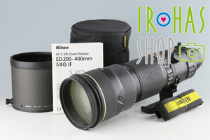 Nikon AF-S Nikkor 200-400mm F/4G ED VR Lens #51304L