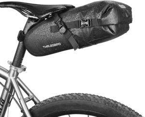 ブラック 4.5L THRLEGBIRD自転車サドルバッグ防水ブラックウェッジパックサイクリングバッグ自転車サドルバッグ大容量