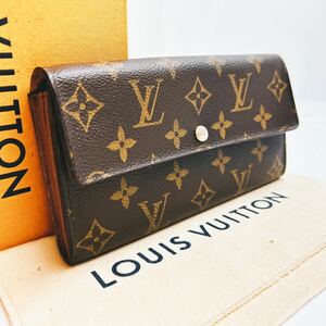 A331【超美品】LOUIS VUITTON ルイヴィトンモノグラムポルトフォイユサラ 二つ折り財布 長財布ウォレット M61734/SP1097 カードポケットX10