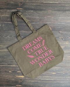 史上最強の移動遊園地 DREAMS COME TRUE WONDERLAND 2023 DWL2023×KEITAMARUYAMA TOTE BAG (KHAKI×PINK) ケイタマルヤマ　トートバッグ