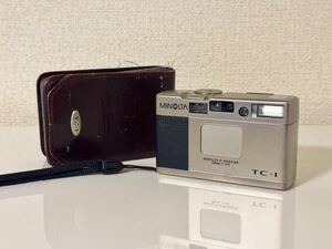 MINOLTA TC-1 ミノルタ コンパクトフィルムカメラ ケース付