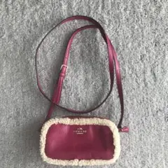 COACHコーチ★ミニショルダーバッグ★ ピンク