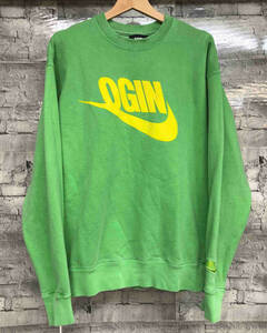 NIGO ニゴー NIKE ナイキ スウェット NRG Crew Fleece FV5942-621 サイズM グリーン