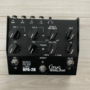 Crews Maniac Sound DPA-2B /Discrete Preamp For Bass 【ベース用プリアンプ 】