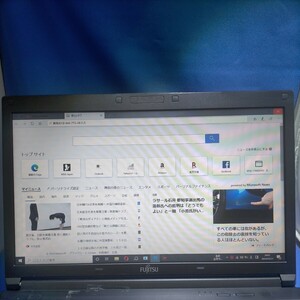 簡易確認★動作★純正★富士通LIFEBOOK A553用上半身液晶パネル 15.6型ワイドLEDバックライト付TFTカラーLCD（HD（1366×768ドット）、0024