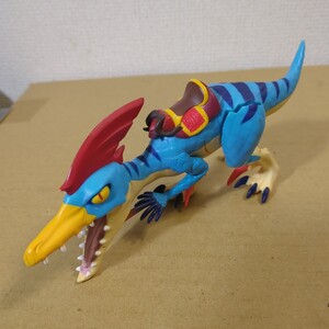 モンスターハンター ストーリーズ オトモンシリーズ ドスランポス ソフビフィギュア タグ無し BANDAI 中国製 未チェック ジャンク扱い