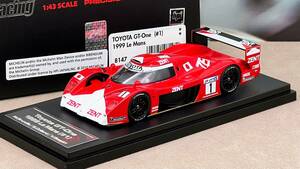 HPI 1/43 トヨタ TOYOTA GT-One (#1) 1999 ル・マン Le Mans ゼント ZENT 8147 / A02