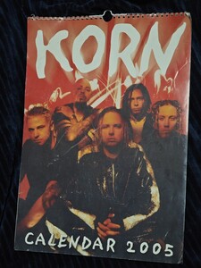 KORN バンド 2005 カレンダー 中古 メタル モダンヘヴィネス