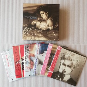 【新品/未開封】マドンナ CD 紙ジャケ 6枚まとめ DU特典BOX付き MADONNA ライク・ア・ヴァージン 他 紙ジャケット 帯付き ボックスセット