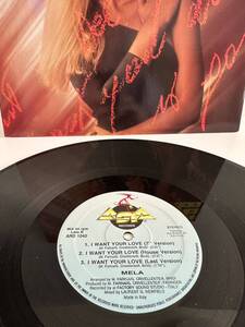 レコード LP Laurie / Mela / Sweet Lover / I Want Your Love / ユーロビート / ハイエナジー！（管理No.14）